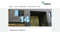 Desktop Screenshot of medicum-bb.de
